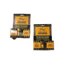 Tiger Balm Ultra Strength Pain Relieving Ointment 18g Each Lot Of 2 Exp 06/26