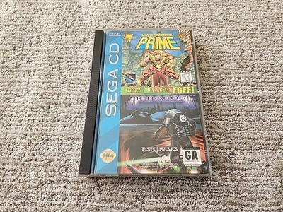 Ultraverse Prime / Microcosm Sega CD Double Deal CIB With Reg Cards GREAT DISCS!