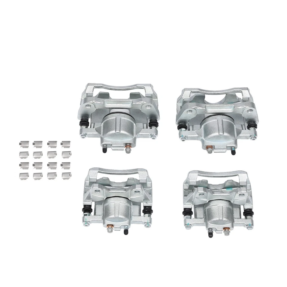 Pinzas de freno de disco delanteras y traseras con soporte para Jeep Wrangler Nitro 2008-17 EE. UU. Foto 2 de 4