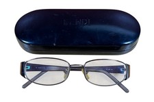 Fendi F654 51 16 250 135 Italy Eyeglasses Frames Burgundy Rose Metallic