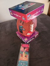 NFL  Super Bowl 57  LVII Football  and  Commemorative Lucite Ticket Mahomes