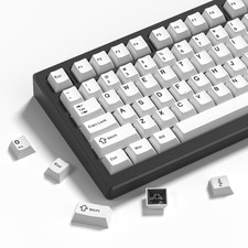 Womier Double Shot PBT Keycaps Set 138 Keys, Cherry Profile Custom Keycaps 60...