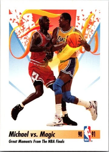 1991-92 SkyBox #333 Michael vs. Magic