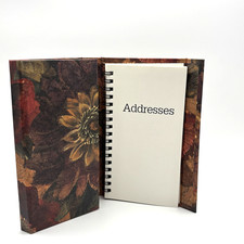Vintage 1998 Personal Organizer Agenda Address Book Floral Y2K Planner