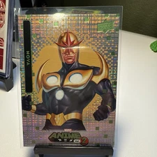 2023 Upper Deck Marvel Anime Vol. 2 Nova #64 Thatched Foil SPM