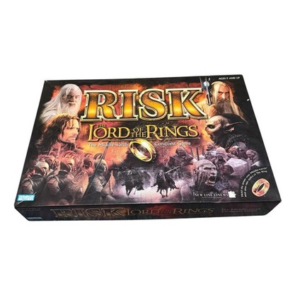 Risk Lord Of The Rings Middle Earth World Conquest Board Game Complete Vintage