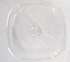 New ListingPYREX  A-9-C Clear Glass Replacement Lid Corning Ware 9" Square Casserole Cover