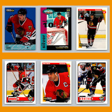 Chicago Blackhawks Lot 6 Hockey Cards Collectors Choice Star Quest Eric Daze NM
