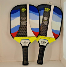 Set of Two 2 Fiberglass Pickleball Paddles -Athletic Works-NEW WITH TAGS