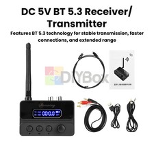 BT5.3 Receiver/Transmitter S3 Transmitter Hi-Fi Audio Transmission Audio Adapter