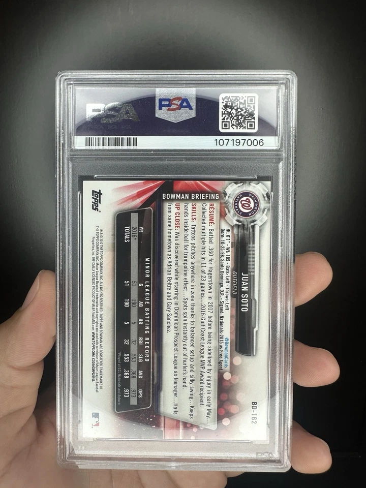 Bowman Draft 2017 Juan Soto #BD-162 Topps Vault/1 (RC) Foto 2 de 2