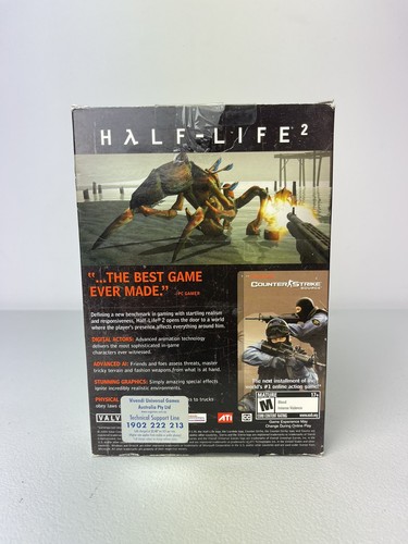 Half-Life 2 PC-CD Rom 2004 Game With 5 Discs - Good Condition No Ref Card - Picture 3 of 13