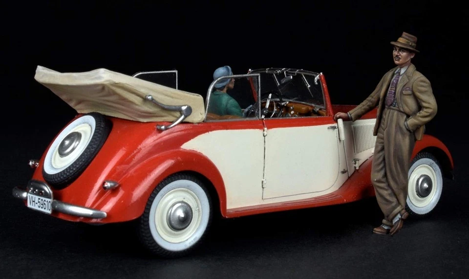 Miniart 1/35 auto tedesca tipo 170V Cabriolet B modello in plastica MA38018 - Immagine 3 di 4