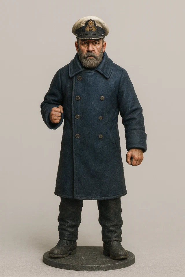 TG63 – Weathered Sea Captain Classic Scale Model Figure - Image 4 of 4