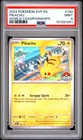 2024 POKEMON SVP EN-SV BLACK STAR PROMO WORLD CHAMPIONSHIPS #190 PIKACHU PSA 9