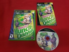 Oddworld: Munch's Oddysee Microsoft Xbox, 2001 Complete With Manual CIB GOOD