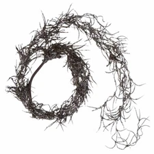 Set of 2 Artificial Glittered Spanish Moss Garlands - 8 Feet, Total