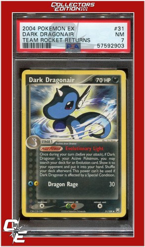 Dark Dragonair graded PSA 7 for sale on eBay