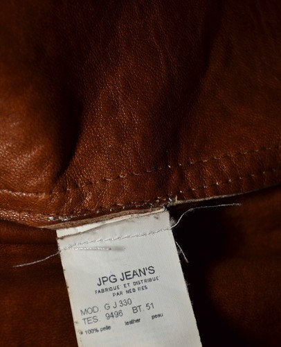 Jean Paul Gaultier 1990s Leather Suit Jacket and Pants 42 44 size - Picture 22 of 23