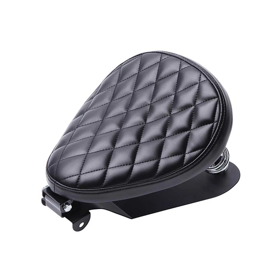 Kit de base de resorte de asiento de conductor de motocicleta solo de 3" para Bobber Honda Yamaha Suzuki EE. UU. Foto 3 de 4