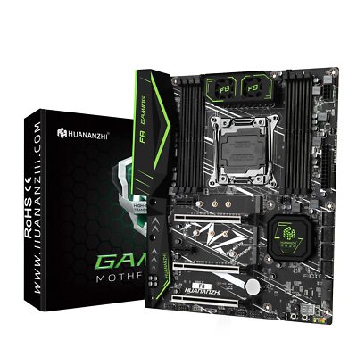 Intel X99 F8 Motherboard DDR4 LGA2011-3 C612 For E5 2686 v4/2696 v3 workstation