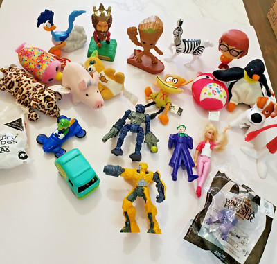 McDonalds Mixed Toy Lot 24 Pieces Includes Burger King & Chik Fila over 1 lb