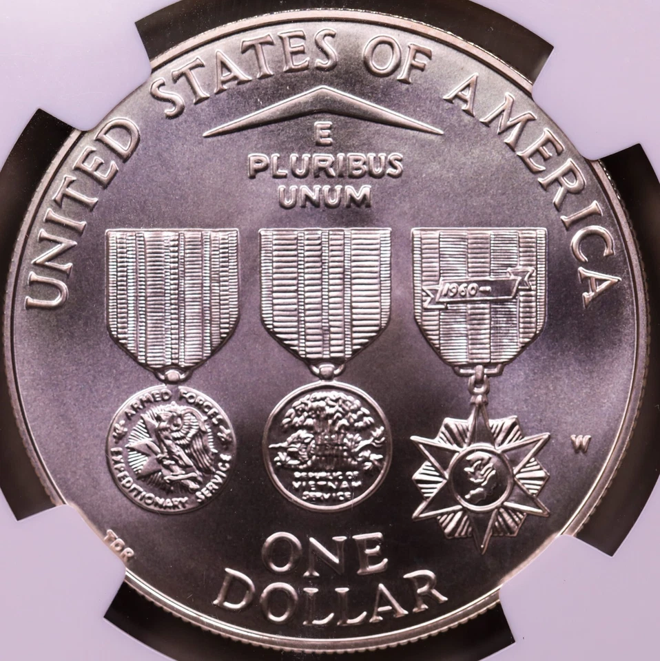 1994-W Vietnam Commemorative Silver Dollar NGC MS70 ***RARE ORIGINAL COIN*** - Image 4 of 4