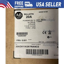 New Allen-Bradley 20AD011A3AYNANC0 New AB 20AD011A3AYNANC0 Free Shipping