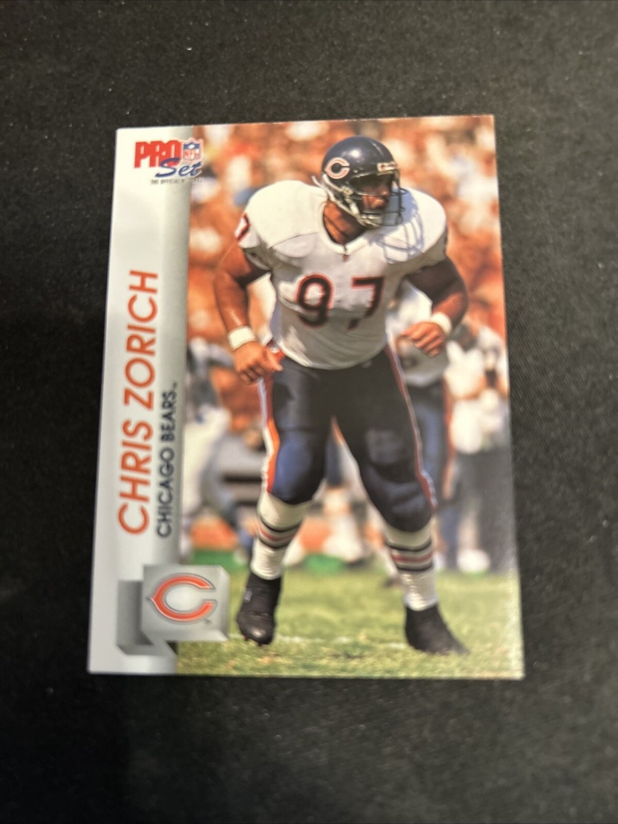 1992 Pro Set Football Card #454 Chris Zorich Chicago Bears NmMt