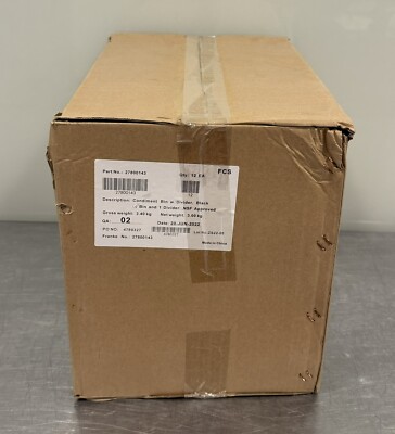 Franke Condiment Bin W/ Divider 12 PACK Black NEW IN BOX! FREE SHIPPING!