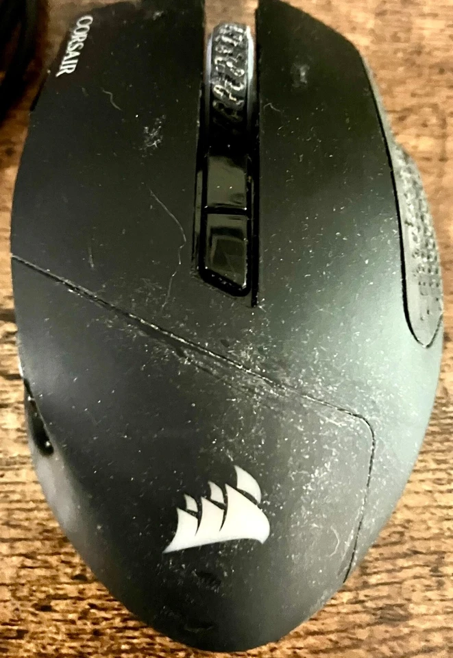 Corsair Scimitar PRO Wired Optical Gaming Mouse Black - TESTED/WORKING - Image 3 of 4
