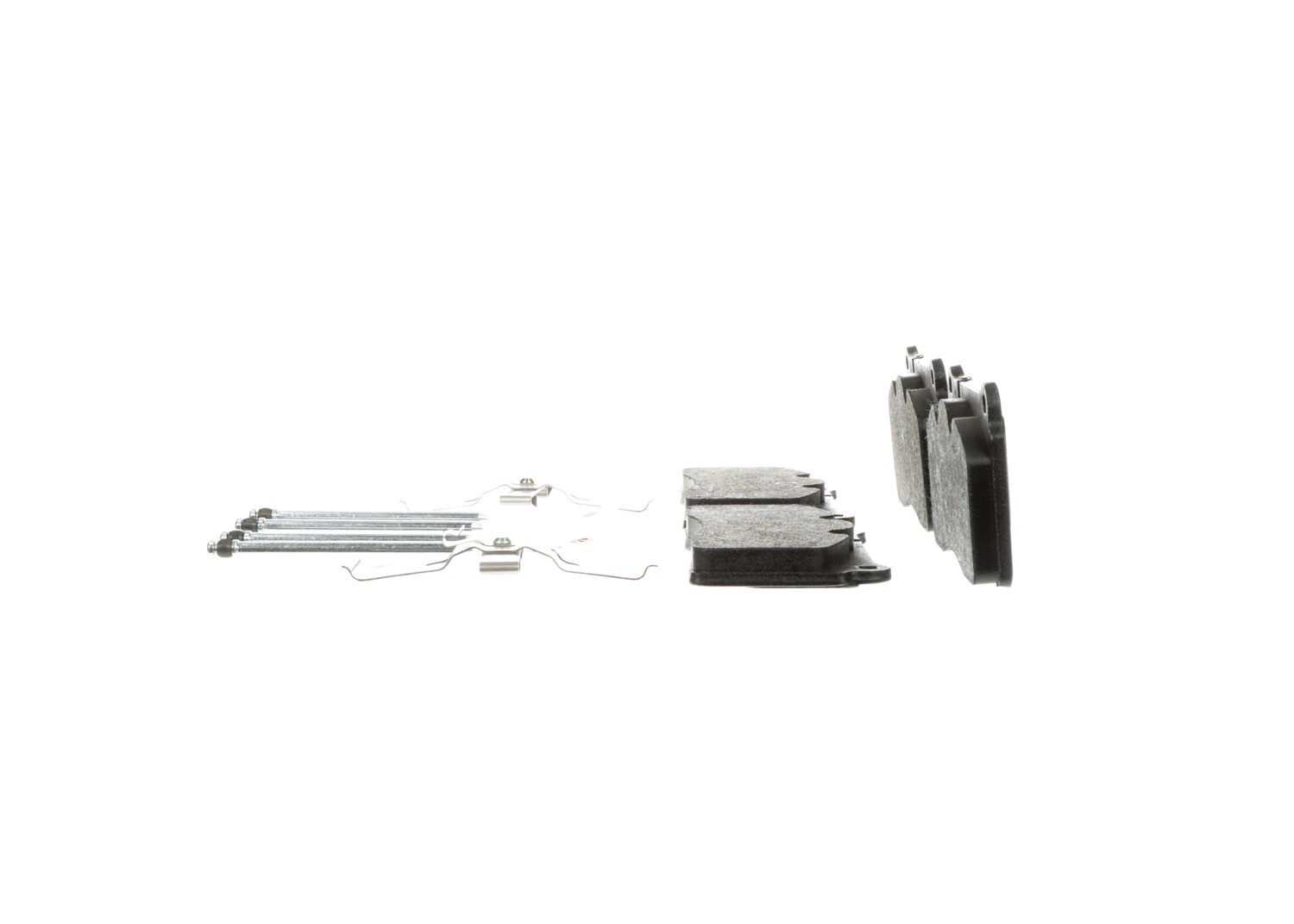 Bosch Semi-Metallic Brake Pads with Hdw Rear For 2009-2013 Ferrari California