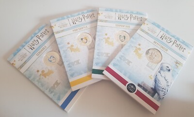 10  Harry Potter ''Die vier Hauswappen Gryffindor-Hufflepuff-Slytherin-Ravenclaw''