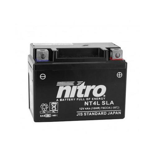 Batterie 12v 4ah NT4L Nitro pour éviter les pannes de démarrage à froid