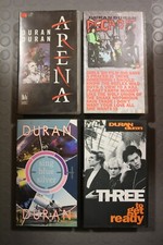 VHS Videocassette DURAN DURAN Arena Sing Blue Silver Three To Get Ready Decade