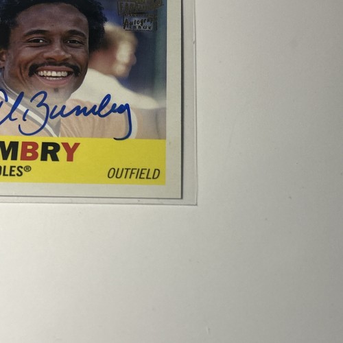 Al Bumbry Auto Orioles Fan Favorite 2022 Topps Archives - Picture 5 of 11