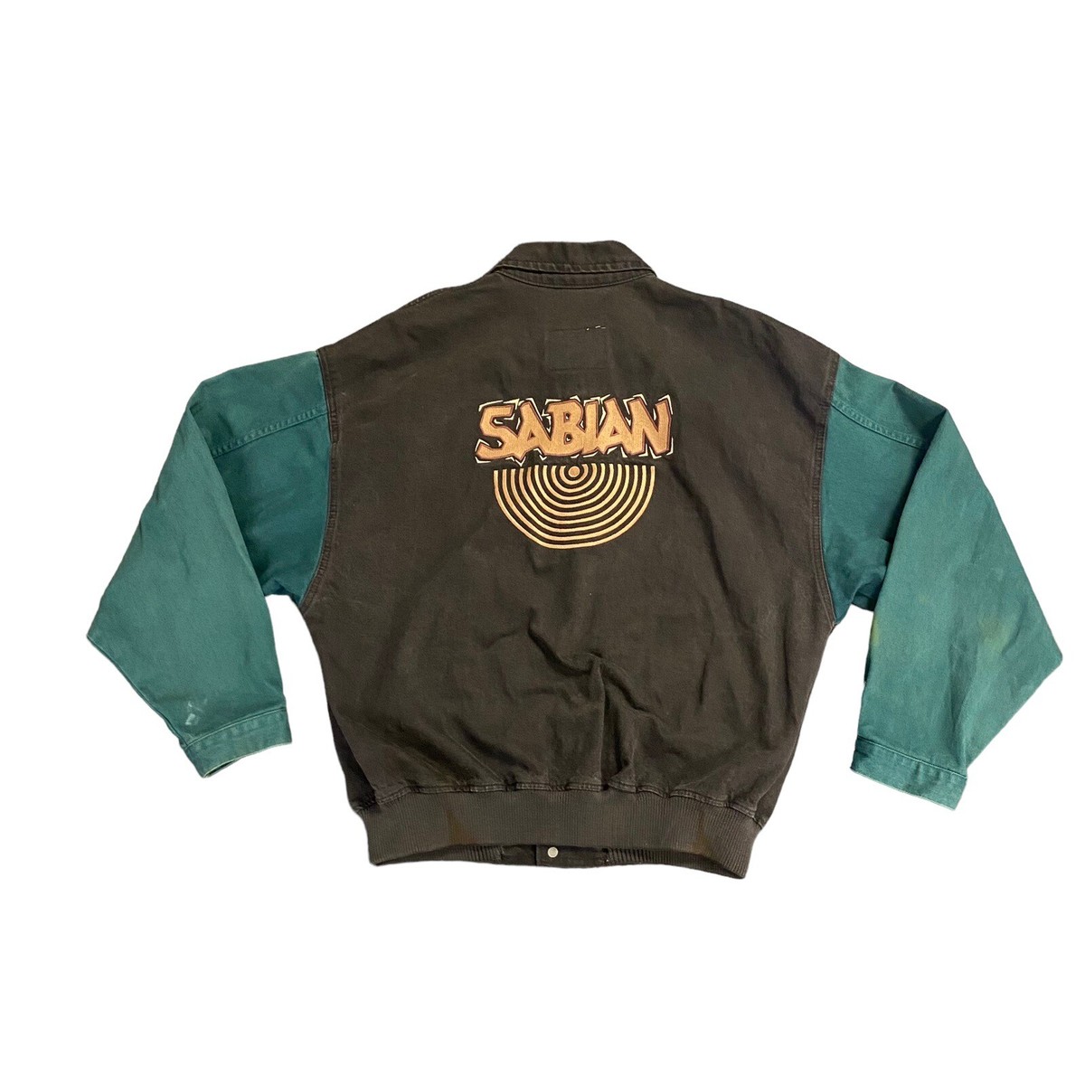 Sabian Cymbals 90s Vintage International Denim Jacket Drums Drum