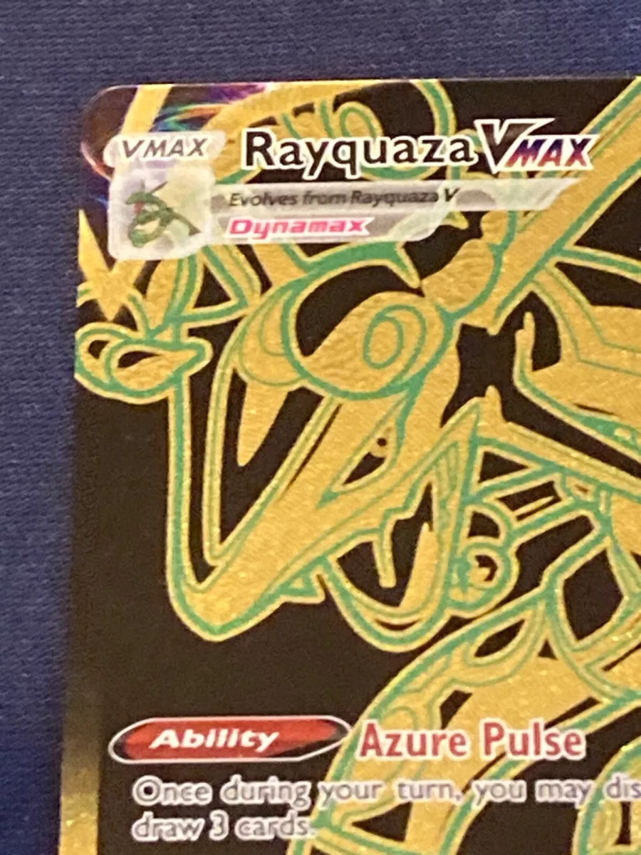 Rayquaza VMax - TG29/TG30 Gold Full Art Ultra Rare - Silver