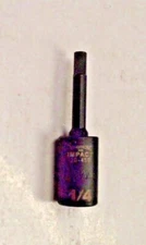 Armstrong 20-458 1/2" Drive 1/4" Impact Hex Bit Socket USA