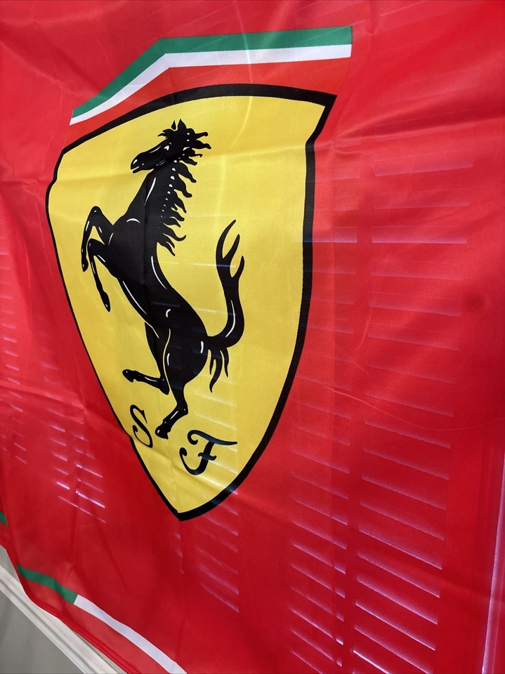 ORIGINAL Licensed Large Scuderia Ferrari RACING FLAG F1 - Image 4 of 4