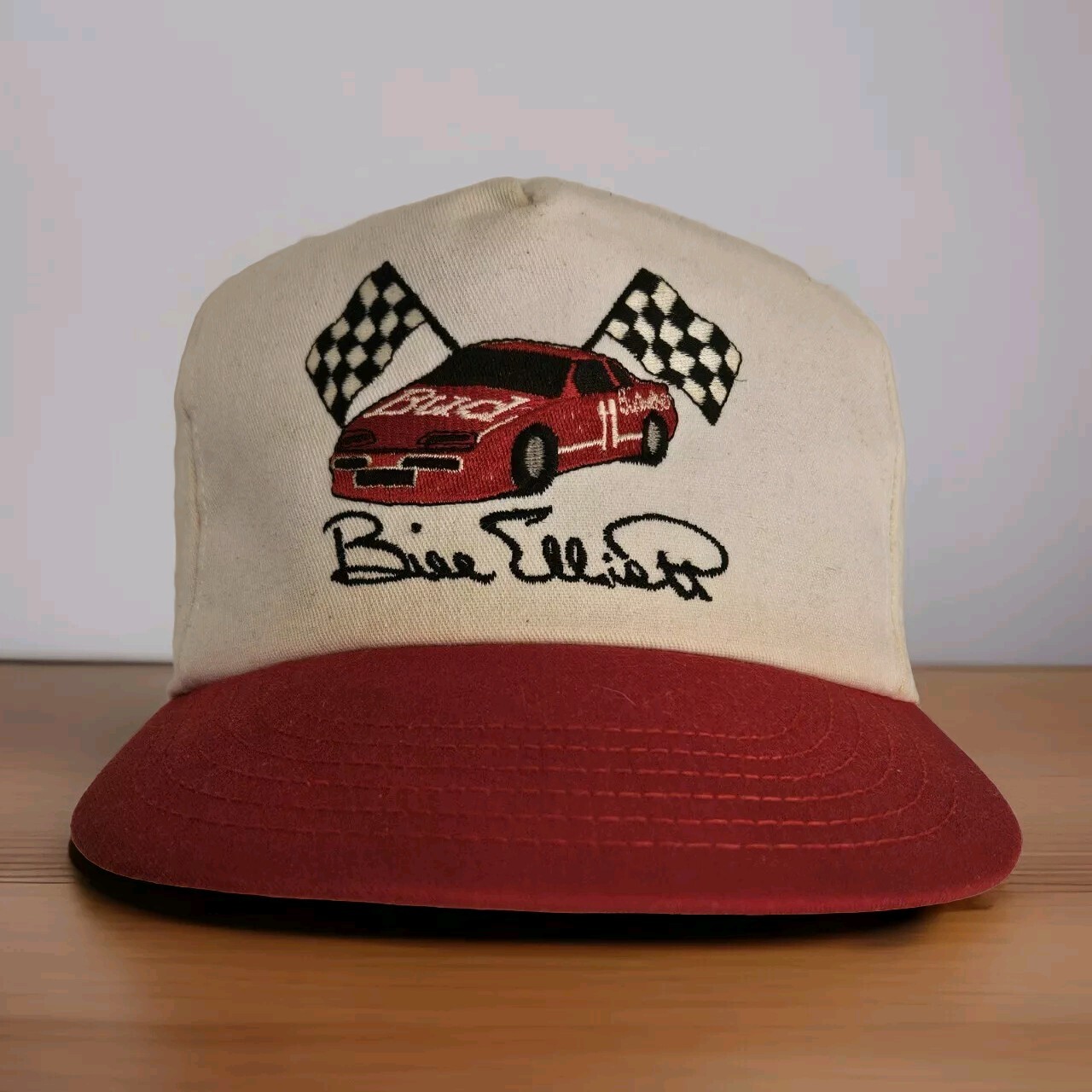 Bill Elliott Budweiser NASCAR Made In USA  Snapback Adjustable Hat See Pics