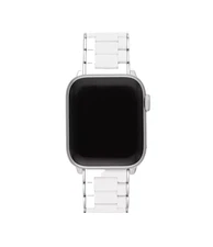 Michele 38/40mm 42/44mm White Silicone-Wrapped Apple Watch Bracelet MS20GN230100