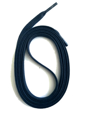 SNORS LACCI PIATTI CERATI AZZURO SCURO 90-150cm 6mm,Cotone - Main Image