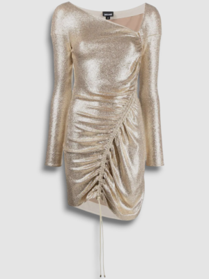 just cavalli gold dress Just Cavalli Mini Dress (S) – Holy Thrift main image 1