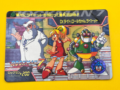 Dr.Right Rightot Roll Rock Man 7 Mega Man Card No.35 TCG Capcom