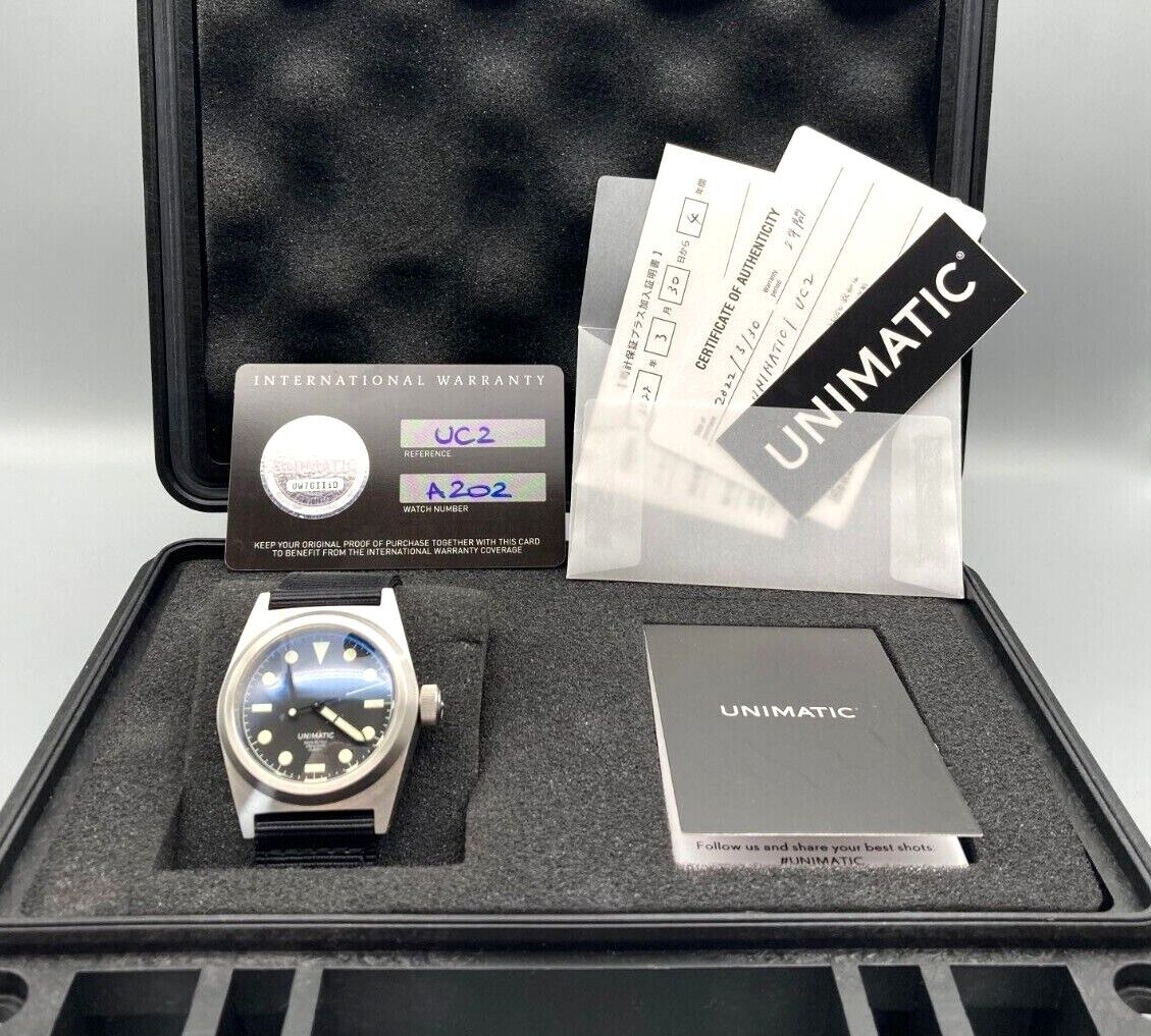 UNIMATIC MODELLO DUE U2 CLASSIC-UC2 Automatic 39mm Mint With UNIMATIC MODELLO DUE U2 CLASSIC-UC2 Automatic 39mm Mint With