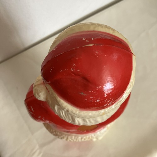 Vintage Santa Claus Blow Mold Union Products 13" Merry Christmas 1981 Yellowing - Picture 5 of 6