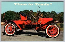 1909 Middleby Vintage Car Western Bank California Postcard B1