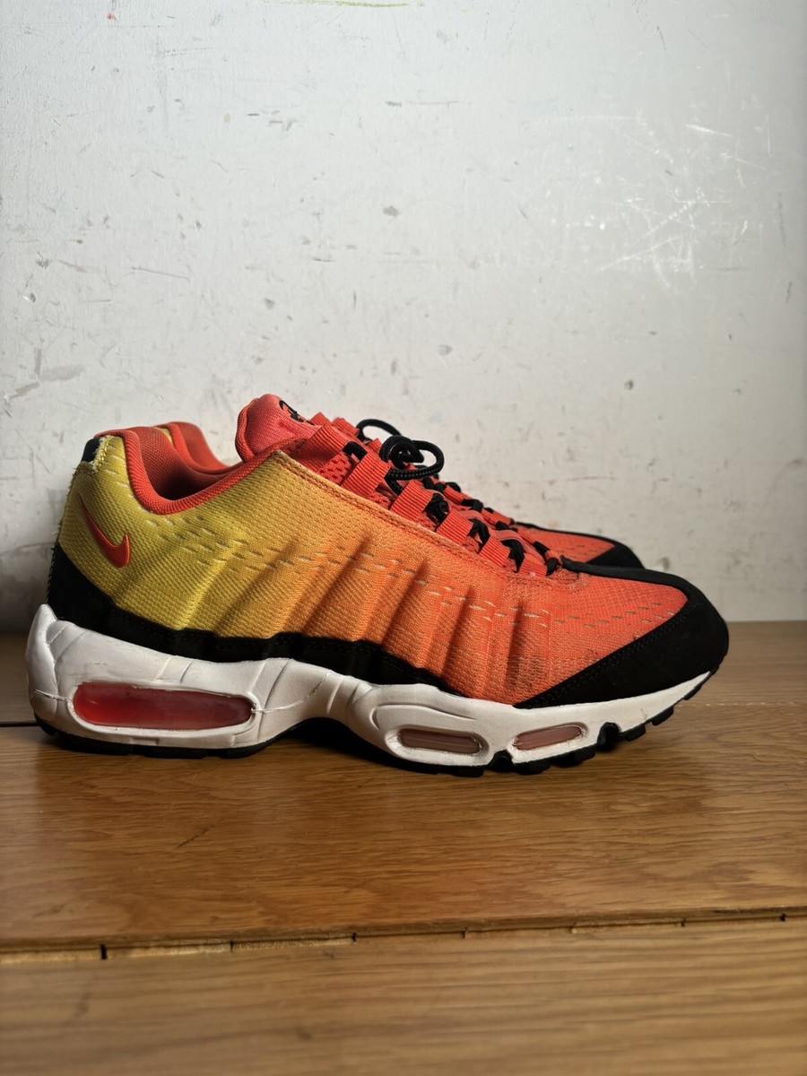 Nike Air Max 95 EM Size Sunset Torch Orange Yellow Black Mens