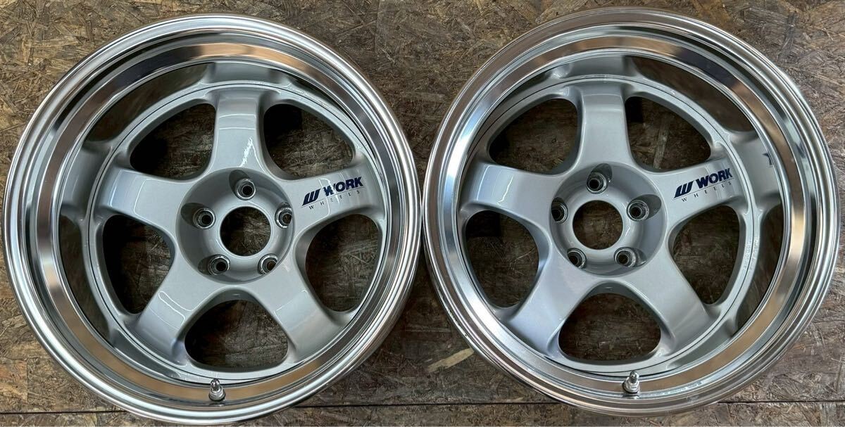 WORK MEISTER S1R 17インチ JDM WORK Meister S1R 17-inch 9JJ -77 PCD114.3 5H Deep Rim 2 wheels
